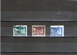 1936 -  Timbres Pour  Fonds Aviation Y&T No P.A. 25/27 - Usati