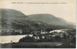 CPSM SEYSSEL (Ain Et Haute Savoie) - Vue Générale Des 2 Seyssel Séparés ,par Le Rhone - Seyssel