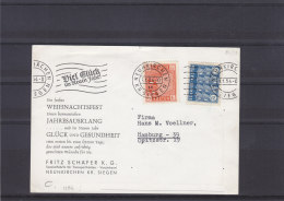 Allemagne - République Fédérale - Carte Publicitaire De 1954 - Avec Timbres Privés ?? - Boites De Rangement - Covers & Documents