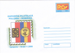 PHILATELIE, EXPOSITION ,2000,COVER STATIONERY,ENTIERS  POSTAUX,UNUSED, ROMANIA - ...-1860 Prephilately