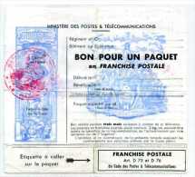 FRANCHISE MILITAIRE  / BON POUR UN PAQUET / - Military Postage Stamps