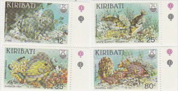 Kiribati-1985 Reef  Fish Set  MNH - Kiribati (1979-...)