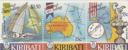 Kiribati-1986 America's Cup Strip MNH - Kiribati (1979-...)