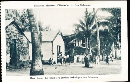 ILES SALOMON DIVERS / Rua Sura, Première Station Catholique Des Salomon / - Solomoneilanden
