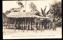 ILES SALOMON DIVERS / Maison Commune Dans Un Village / - Solomon Islands