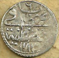 TURKEY 1 PARA INSCRIPTIONS IN ARABIC FRONT &BACK YEAR6 AH1187 -1779 AG SILVER VF KM? READ DESCRIPTION CAREFULLY !!! - Türkei