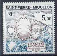 1987 SAINT PIERRE MIQUELON 477** Transat, Voile - Neufs