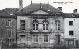 CHATEAUVILLAIN - TRES BEAU PLAN DE L'HOTEL DE VILLE DU BOURG -  TOP !!! - Chateauvillain