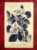 Mourning Card - Roses - Circulated In 1934 - Estonia - Used - Other & Unclassified