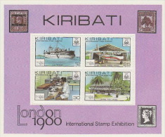 Kiribati-1980 London 80 Souvenir Sheet  MNH - Kiribati (1979-...)