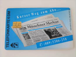 Germany Chip Phonecard,O 394 12.92 Newspaper,used - O-Series : Series Clientes Excluidos Servicio De Colección