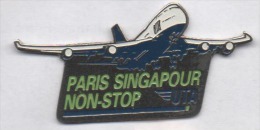 Aviation , Avion , Compagnie UTA , Paris Singapour Non Stop - Airplanes