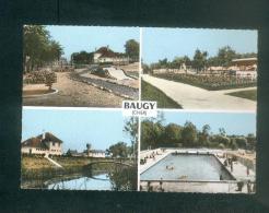 CPSM - Baugy (18) - Multivues ( Golf Jardin D'enfants Passerelle Du Camping Piscine  COMBIER CIM ) - Baugy