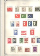 SUEDE Collection Quasi Compléte */** Qq Obl. (1° Charniéres Propres) 1957/58 à 1990 - Verzamelingen