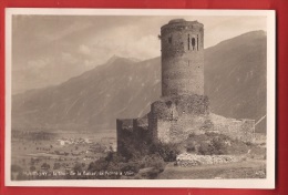 Z0094 Martigny Tour De La Batiaz  Pierre à Voir  Circulé En 1928. Perrochet 4724 - Martigny