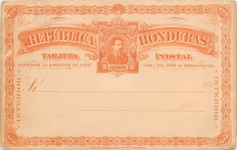 CPA - Entier Postal Illustré Décoré  - Dos Vierge (voir 2 Scans) - Honduras