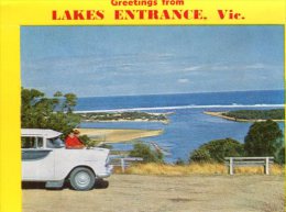 (booklet 24) Australian Postcard Folder Booklet - VIC - Lakes Entrance - Gippsland
