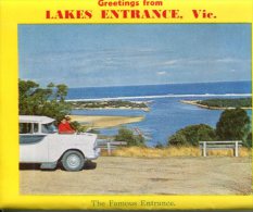 (booklet 24) Australian Postcard Folder Booklet - VIC - Lakes Entrance - Gippsland