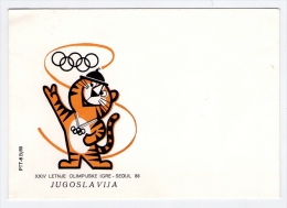 Old Letter - Yugoslavia, Seoul 1988 - FDC