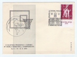 Old Letter - Yugoslavia, World  Basketball Championship 1970 - FDC