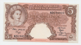East Africa 5 Shillings 1962 - 1963  AUNC P 41b 41 B RARE - Andere - Afrika
