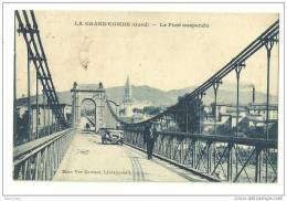 LA GRAND COMBE(30)1923-le Pont Suspendu - La Grand-Combe