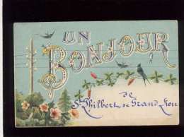 44 Un Bonjour De St Philbert De Grand Lieu édit. Artaud Nozais N° 1 - Saint-Philbert-de-Grand-Lieu