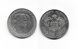 MONACO . RAINIER III . 100 FRANCS . 1982. - 1960-2001 Neue Francs