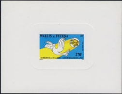 WALLIS & FUTUNA 1985. Letterbird UNIVERSAL POSTAL UNION 270F DeLuxe Prioof     [prueba Druckprobe épreuve Prova Proeven] - Imperforates, Proofs & Errors