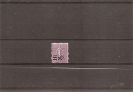 France ( 223 X -MH - Curiosité : Surcharge Très Déplacée à Voir) - Unused Stamps