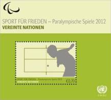 ONU Vienne 2012 - Paralympic Games Feuillet ** - Hojas Y Bloques