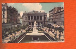 1 Cpa Marseille Square De La Bourse - Parcs Et Jardins