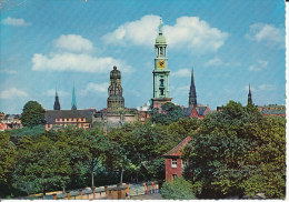 PK-CP Deutschland, Hamburg, Michaeliskirche Mit Bismarckdenkmal, Gebraucht, Siehe Bilder! *) - Passau