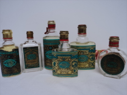 4711 " ORIGINALE EDC  4  FLACONS PLEINS  SEMI ANCIENS + 3  VIDES  VOIR & LIRE !! - Miniatures Womens' Fragrances (without Box)