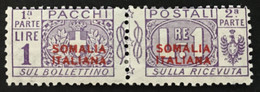 ITALIA Somalia - Pacchi Sassone N.35 - Cat. 220 Euro - LINGUELLATO - MH* - Somalie