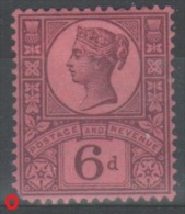Grande-Bretagne 1887 - 6 P. * - Coin Dechiré  (NT !) - Neufs