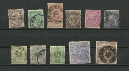 Belgium 1884-96 Accumulation Used - Autres & Non Classés