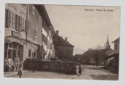 CORNAUX Centre Du Du Village Animée, Enfants, écrite Au Dos, Non Voyagée, Edit. Schaeffer - Cornaux