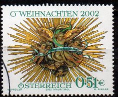 AUSTRIA 2002 Christmas. - 51c - Crib Aureola, Thaur, Tyrol  FU - Used Stamps