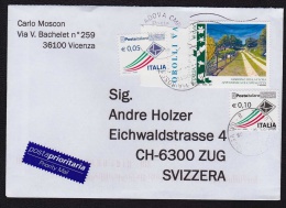 Italien Brief 2012 In Die Schweiz (y134) - 2011-20: Marcophilie