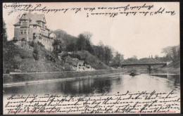 AK Lübeck, Am Kanal, Boot, Gel 1904 - Lübeck