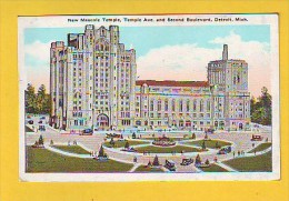 Postcard - New Masonic Temple, Detroit     (10838) - Detroit