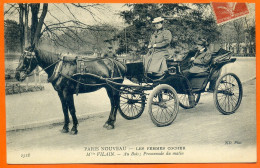 CPA : 75 - Paris : Femmes Cocher : Mlle Vilain - Au Bois - Promenade Du Matin - Calèche - Andere & Zonder Classificatie