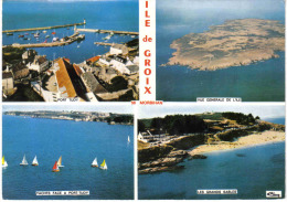 Carte Postale 56. Île De Groix  Vue D'avion Trés Beau Plan - Groix