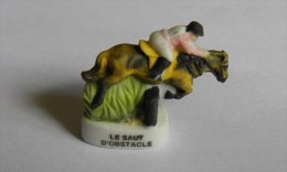 Fève  LE SAUT D' OBSTACLE Cheval Course Hippique Equitation - Animals