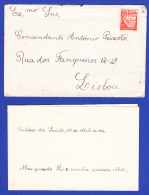 LISBOA CENTRAL  -  13.4.1932 - Lettres & Documents