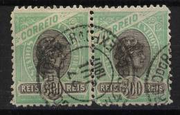 Brazil Brasilien Mi# 110 Used MADRUGADA Pair - Used Stamps