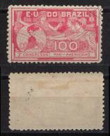 Brazil Brasilien Mi# 161 Used With Gum PANAMERICANA 1906 - Unused Stamps
