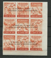 Romanian Gov't In Exile 1959 Crucification Anniversary Overprint  MNH Imperf. - Neufs