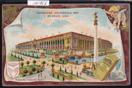 St. Louis - Exposition Universelle 1904 : Palais De L'Industrie Textile - Publicité Maizena (11´953) - St Louis – Missouri